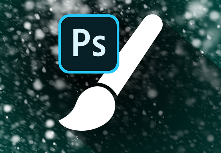 Photoshop-Pinsel Schnee & Regen