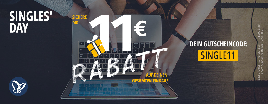 Sichert euch am 11.11. einen Rabatt von 11 Euro