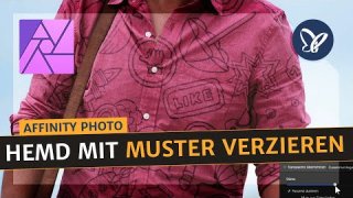 Affinity Photo-Tutorial: Hemd mit Muster verzieren