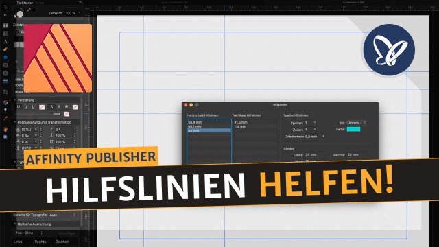 Affinity Publisher-Tutorial: Hilfslinien bei Layout und Satzspiegel nutzen