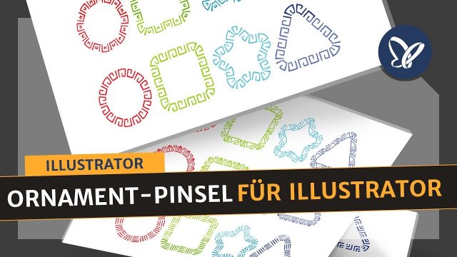 Illustrator-Anleitung: Pinsel mit Ornamenten richtig einsetzen