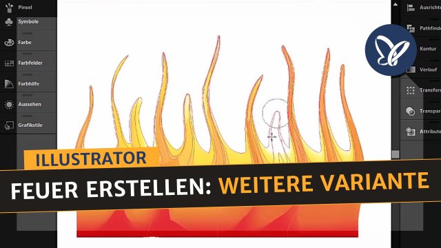 Effekte in Illustrator: Feuer erstellen – Teil 3