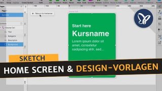 Sketch – Home Screen und Design-Vorlagen