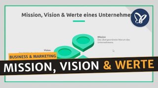 Positionierung von Unternehmen & Markenaufbau: Mission, Vision und Werte